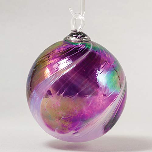 Glass Eye Studio Classic Ball Ornament Salish Spray