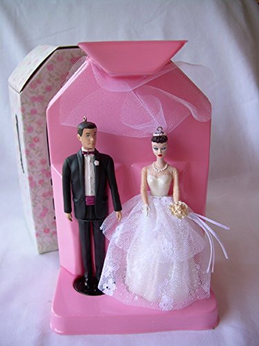 1997 Wedding Day Barbie and Ken Hallmark Ornament