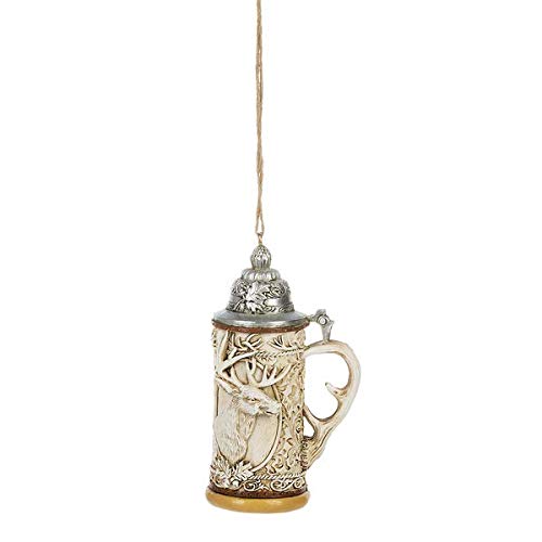 Midwest-CBK Ornate Stag Beer Stein Ornament