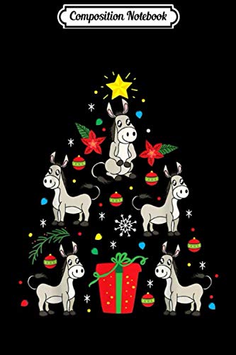 Composition Notebook: Mule Donkey Christmas Ornament Tree Funny Gift Journal/Notebook Blank Lined Ruled 6×9 100 Pages