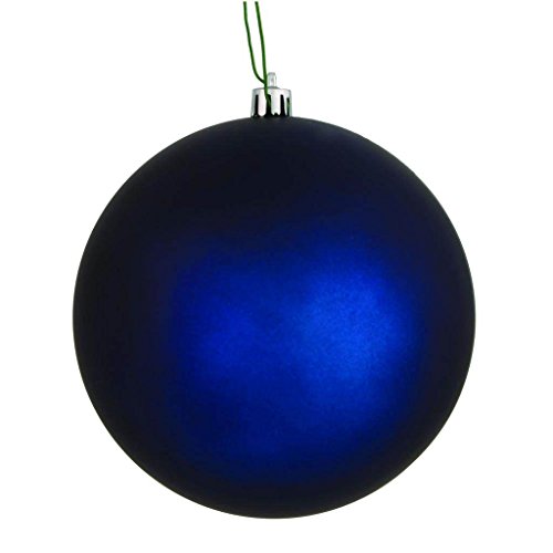 Vickerman 570142-3″ Midnight Blue Matte Christmas Tree Ornament (set of 12) (N590831DMV)