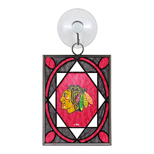 NHL Chicago Blackhawks Stained Glass Ornament