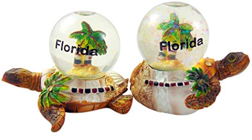 Westmon Works Florida Turtle Snow Globe Nautical Beach Theme Decoration, Set of 2